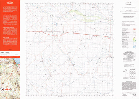 7356 Nelia 1:100k Topographic Map
