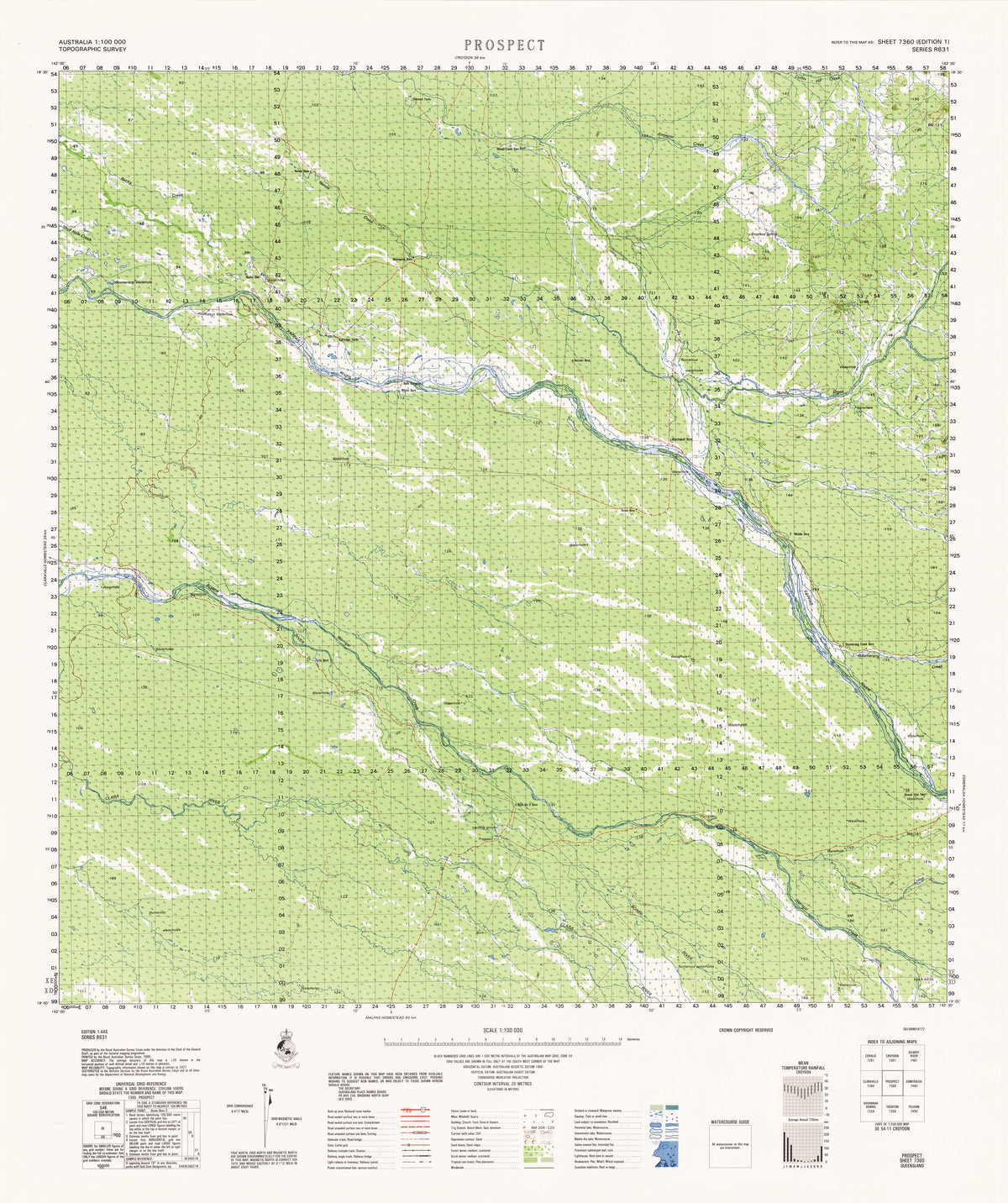 7360 Prospect 1:100k Topographic Map | Mapworld
