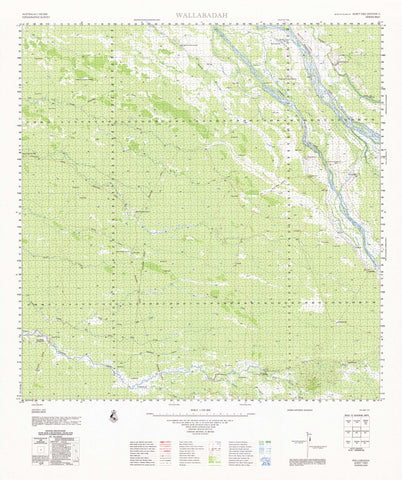 7362 Wallabadah 1:100k Topographic Map