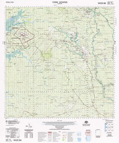 7372 York Downs 1:100k Topographic Map