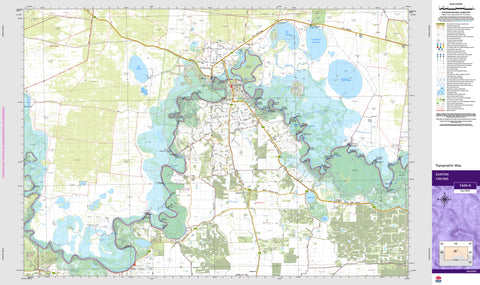 Euston 7428-N Topographic Map 1:50k