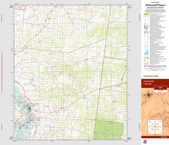 Pooncarie 7431 Topographic Map 1:100k | Mapworld
