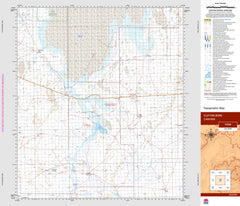 Clifton Bore 7438 Topographic Map 1:100k