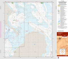 Tongowoko 7439 Topographic Map 1:100k | Mapworld