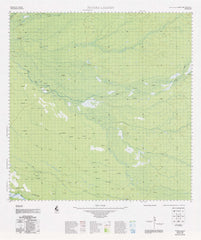 7466 Peters Lagoon 1:100k Topographic Map