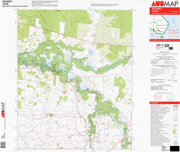 7528 Weimby 1:100k Topographic Map