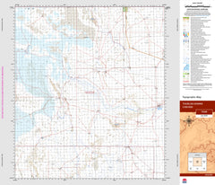 Thurloo Downs 7539 Topographic Map 1:100k | Mapworld