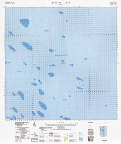 7575 Boydong Island 1:100k Topographic Map