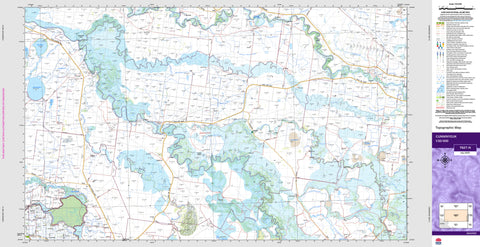 Cunninyeuk 7627-N Topographic Map 1:50k