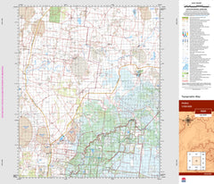 Paika 7629 Topographic Map 1:100k | Mapworld