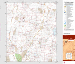 Hatfield 7630 Topographic Map 1:100k
