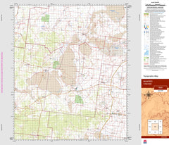 Manfred 7631 Topographic Map 1:100k | Mapworld