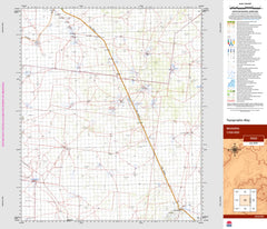Manara 7633 Topographic Map 1:100k | Mapworld