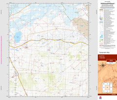Murtee 7634 Topographic Map 1:100k | Mapworld