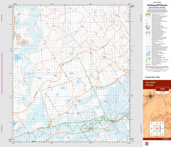 Callindra 7635 Topographic Map 1:100k