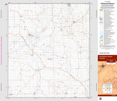 Berawinnia Downs 7639 Topographic Map 1:100k
