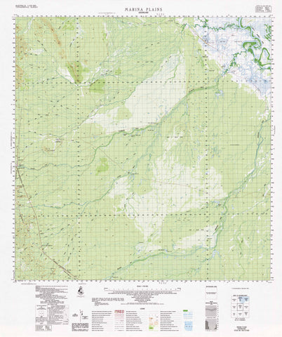 7668 Marina Plains 1:100k Topographic Map