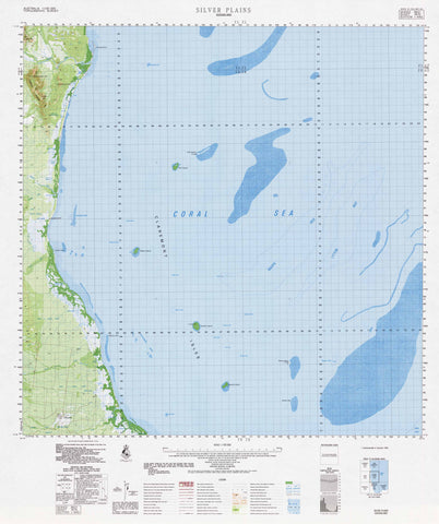 7670 Silver Plains 1:100k Topographic Map
