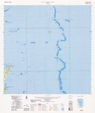 7672 Cape Direction 1:100k Topographic Map