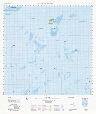 7678 Darnley Island 1:100k Topographic Map