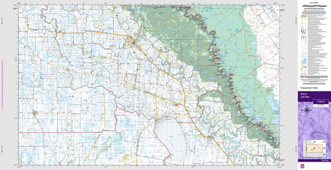 Keely 7726-S Topographic Map 1:50k