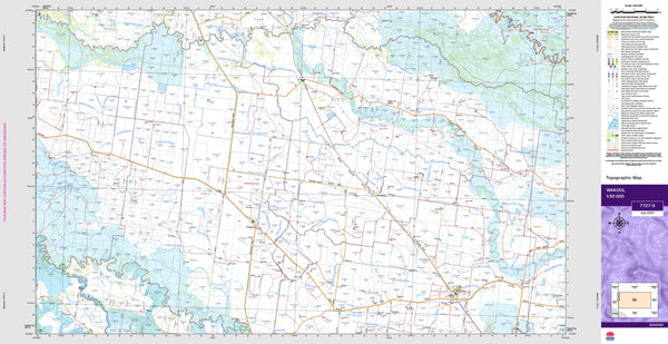 Wakool 7727-S Topographic Map 1:50k