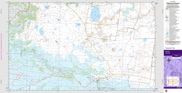 Maude 7729-S Topographic Map 1:50k