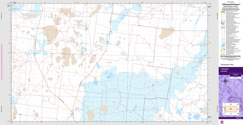 Tarwong 7730-S Topographic Map 1:50k