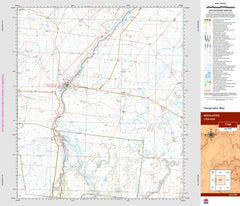 Wanaaring 7738 Topographic Map 1:100k | Mapworld