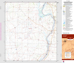 Talyealye 7739 Topographic Map 1:100k | Mapworld