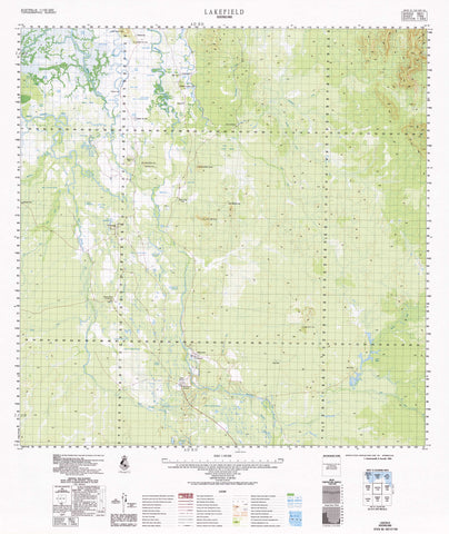 7768 Lakefield 1:100k Topographic Map