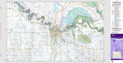 Moama 7825-N Topographic Map 1:50k