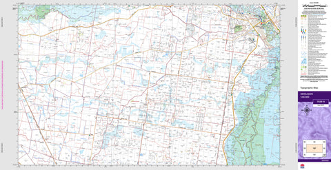 Deniliquin 7826-N Topographic Map 1:50k