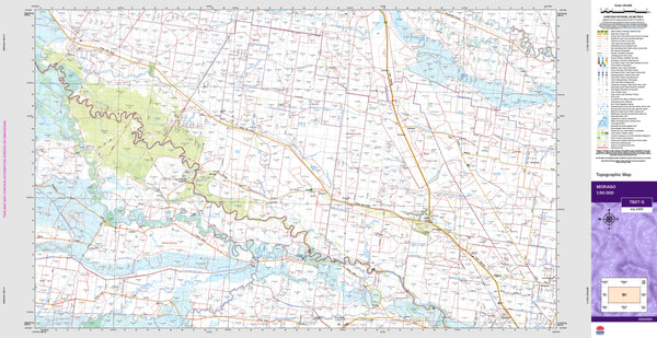 Morago 7827-S Topographic Map 1:50k