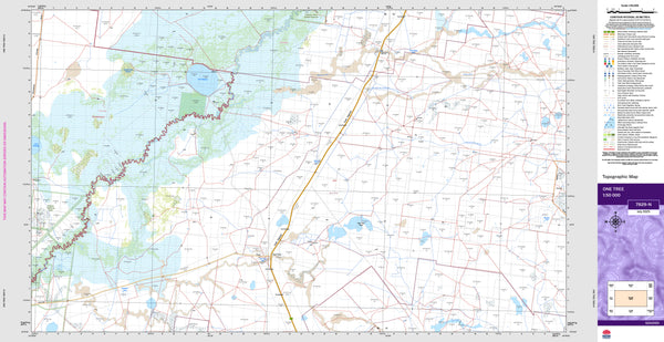 One Tree 7829-N Topographic Map 1:50k