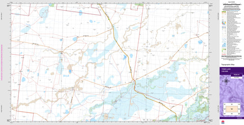 Toms Lake 7830-N Topographic Map 1:50k