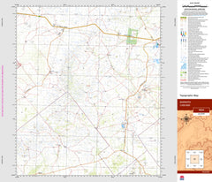 Barnato 7834 Topographic Map 1:100k