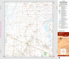 Tinchelooka 7838 Topographic Map 1:100k | Mapworld