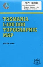 Cape Sorell 1:100000 Topographic Map – Tasmania