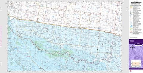 Blighty 7926-N Topographic Map 1:50k