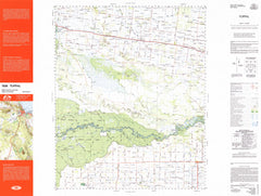 7926 Tuppal 1:100k Topographic Map