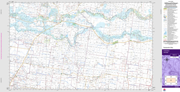 Conargo 7927-S Topographic Map 1:50k