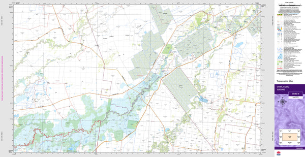 Cowl Cowl 7930-N Topographic Map 1:50k