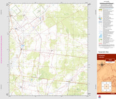 Keewong 7933 Topographic Map 1:100k