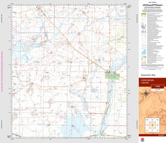 Fords Bridge 7938 Topographic Map 1:100k