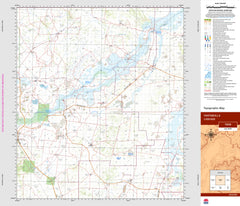Yantabulla 7939 Topographic Map 1:100k | Mapworld
