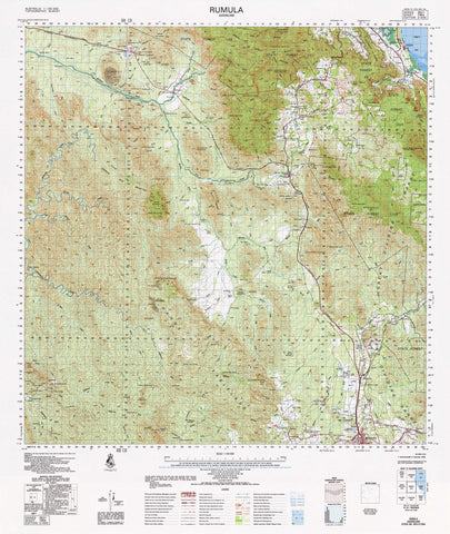 7964 Rumula 1:100k Topographic Map