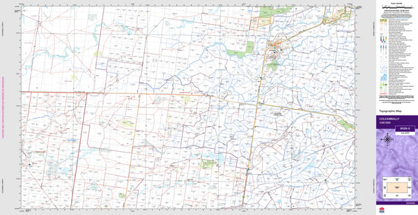 Coleambally 8028-S Topographic Map 1:50k