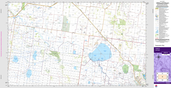 Tabbita 8029-N Topographic Map 1:50k