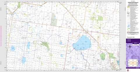 Tabbita 8029-N Topographic Map 1:50k